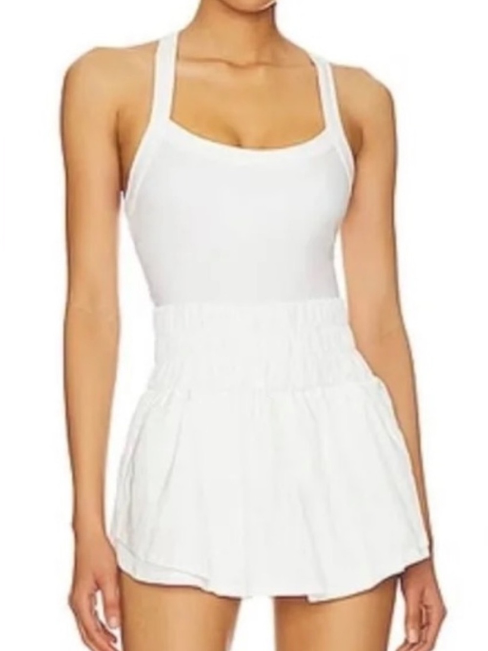 FP Movement by Free People White Strappy Tank